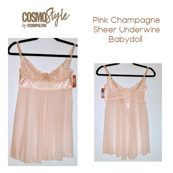 Lingrie Bundle - Small size (4-6) Cosmostyle by Cosmopolitan NWT - Picture 5 of 11